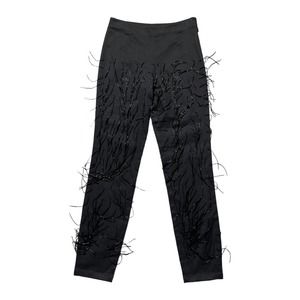 Beaded fringe slacks